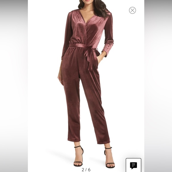 Nordstrom Pants - Velvet Jumpsuit
FRAICHE BY J